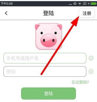 小懒猪app的详细注册步骤介绍截图