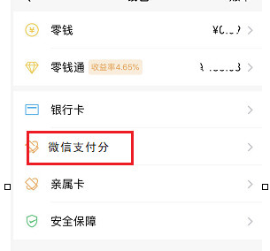 微信查看支付分的具体方法截图