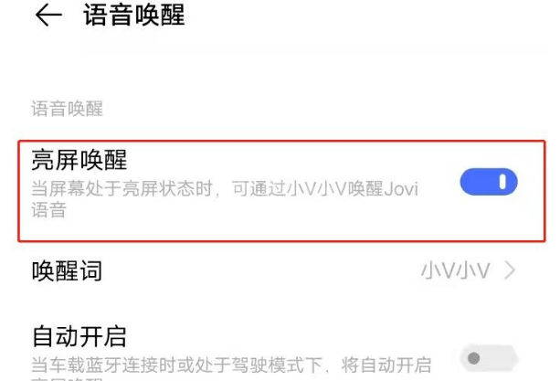 vivoy30去哪开启语音唤醒功能 vivoy30亮屏唤醒小v方法截图