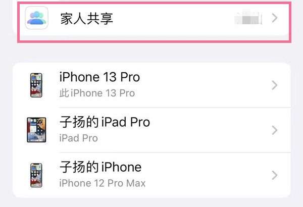 苹果手机在哪里关闭家人共享？苹果手机关闭家人共享操作步骤截图
