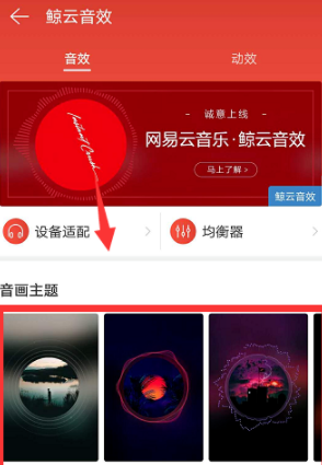 网易云音乐设置鲸云音效的图文操作截图