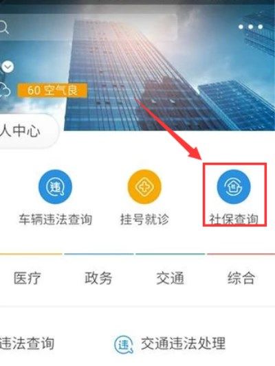 支付宝APP查询社保余额的详细操作截图