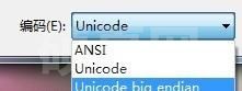 Windows Notepad里可选的字符编码的详细介绍