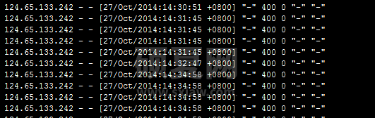 Linux服务器nginx访问日志里出现大量http 400错误怎么解决