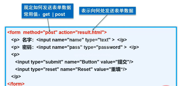 表单语法格式