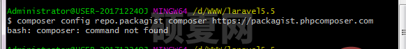 怎么解决bash: composer: command not found问题