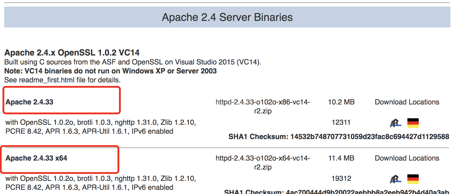 Windows 下 Apache 配置（阿里云ECS为例）