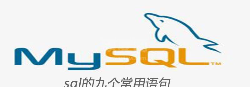 sql的九个常用语句是什么