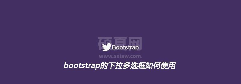 bootstrap的下拉多选框如何使用