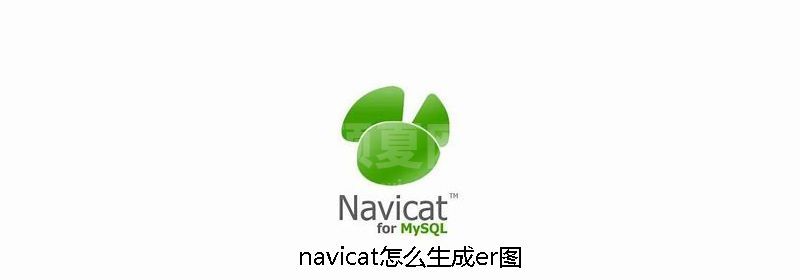 navicat怎么生成er图