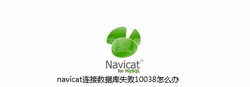 navicat连接数据库失败10038怎么办