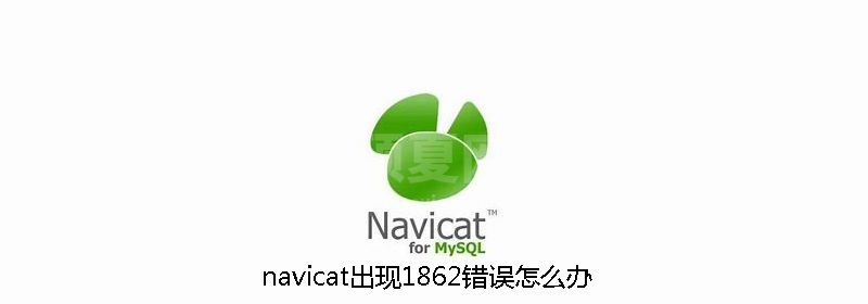 navicat出现1862错误怎么办