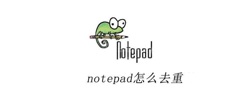 notepad++怎么去重