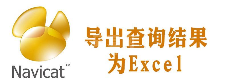 navicat如何导出查询结果数据成excel