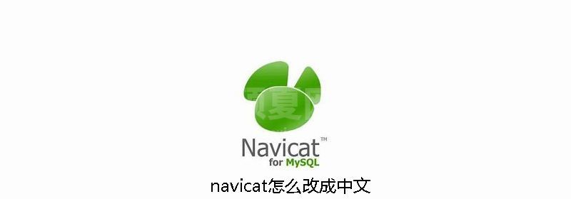 navicat怎么改成中文