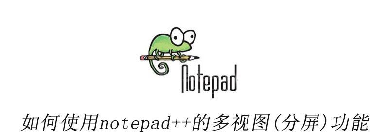 如何使用notepad++的多视图(分屏)功能