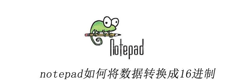 notepad如何将数据转换成16进制