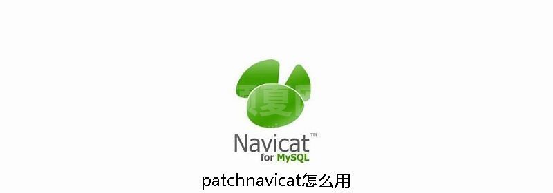 patchnavicat怎么用