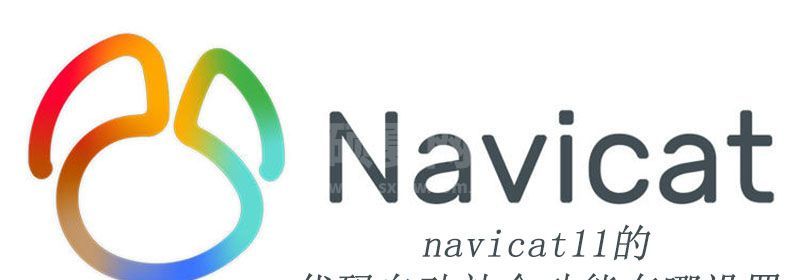 navicat11的代码自动补全功能在哪设置