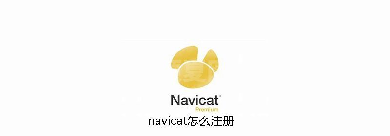 navicat怎么注册