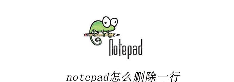 notepad++怎么删除一行