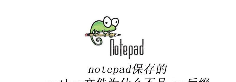 notepad++保存的python文件为什么不是.py后缀