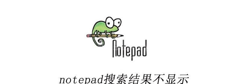 notepad搜索结果不显示