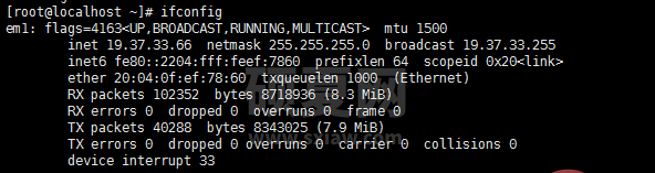 centos7怎么设置静态IP地址