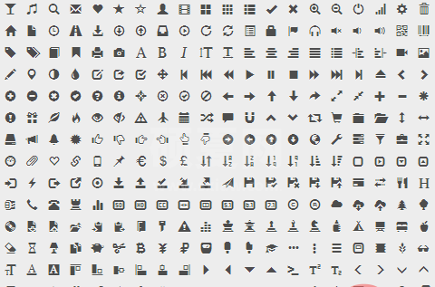 Glyphicons提供的图标