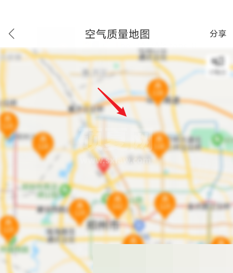 百度地图怎么查看空气质量地图？百度地图查看空气质量地图教程截图