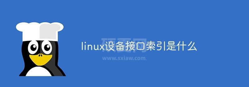 linux设备接口索引是什么