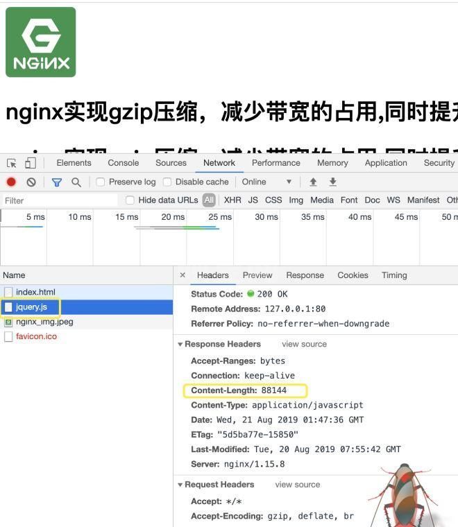 nginx中怎么使用gzip压缩提升网站速度