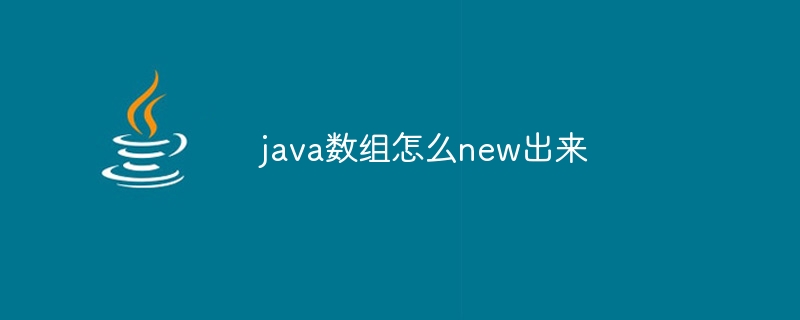 java数组怎么new出来