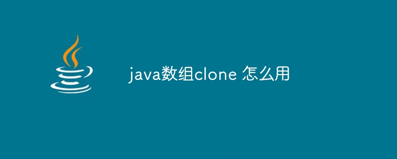 java数组clone 怎么用