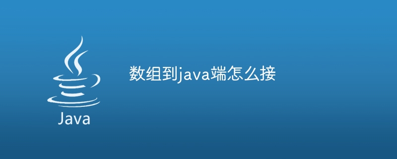 数组到java端怎么接