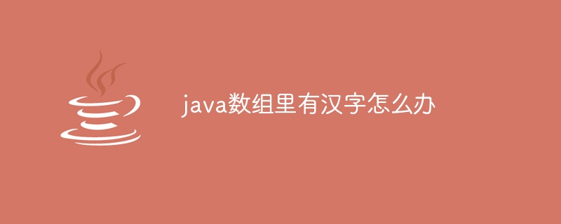 java数组里有汉字怎么办