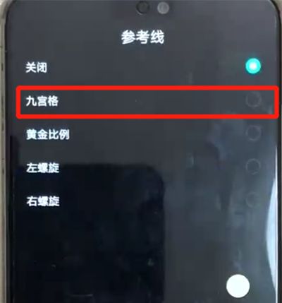 荣耀8x打开相机网格的操作教程截图