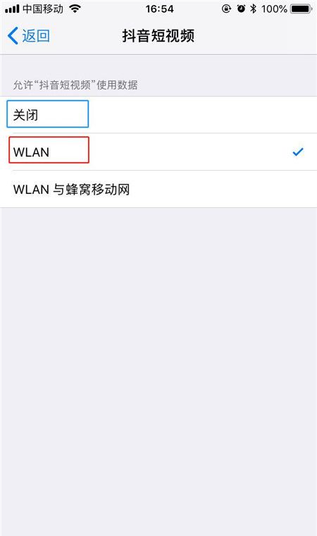 在iphone中设置禁用app流量的具体操作步骤截图