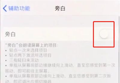 iphonex中关闭旁白的简单步骤截图