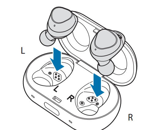 三星Gear IconX 2018耳机充电的详细教程