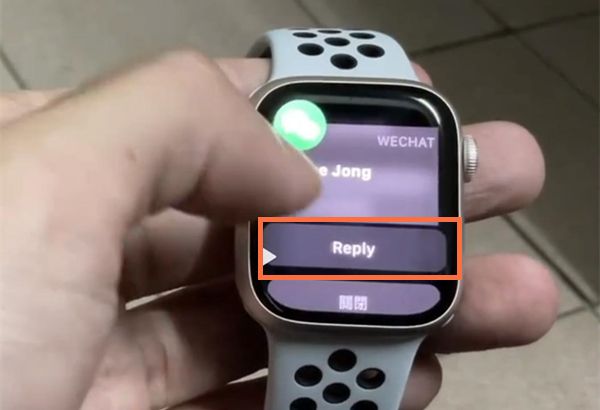 iwatch7怎么在微信中打字？iwatch7在微信中打字的方法