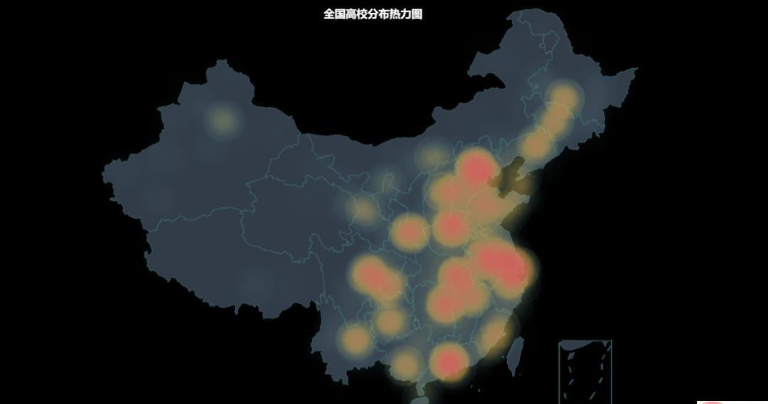 怎么用Python展示全国高校的分布情况