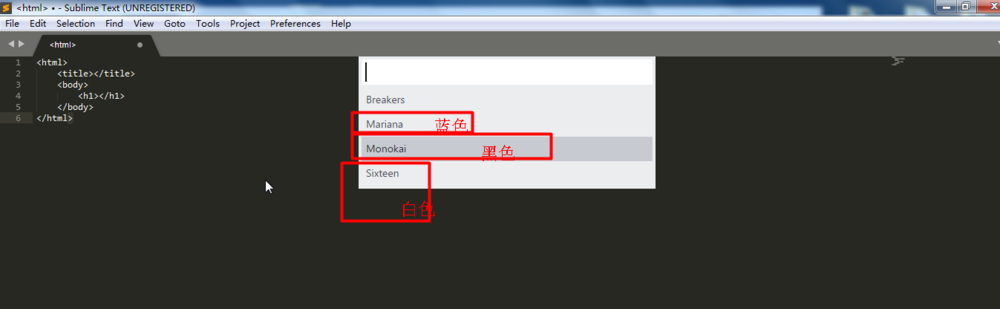 在SublimeText中自定义设置背景颜色的图文教程截图