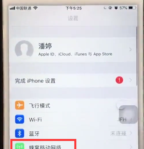 iphone6中禁止app使用移动网络的简单步骤截图