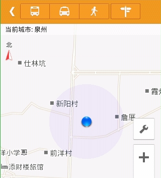 老虎地图APP中搜索路线的步骤介绍