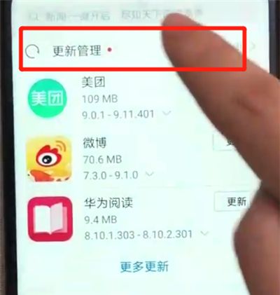 荣耀畅玩8a中更新软件的操作教程截图