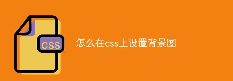 怎么在css上设置背景图