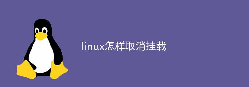 linux怎样取消挂载