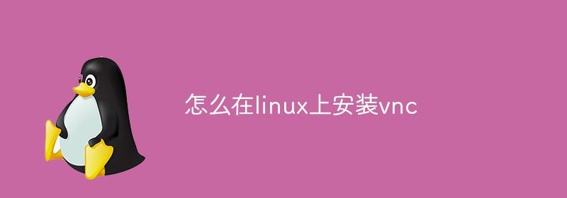 怎么在linux上安装vnc