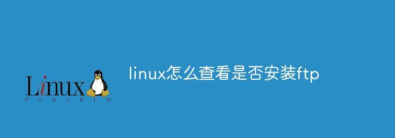 linux怎么查看是否安装ftp